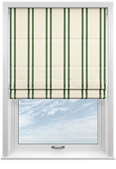 Winnies Stripe, Coriscon - Roman Blind